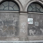 Funky art with weed spray?