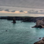 Scenic drive around the cliffs of Moher, West coast