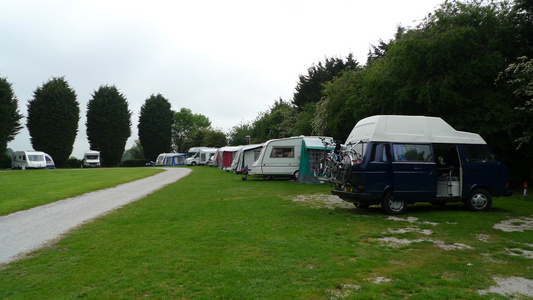 The campsite we managed to fit into. Cute and small.
