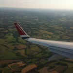 Flying out of Norway