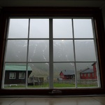The heavens opened up on our first morning in the wilderness