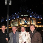 The Pecks after Hairspray show, 2008