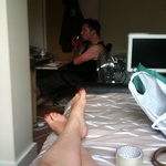 Our last days in our flat room, 2010