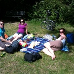 Picnic on Hampstead heath, 2009
