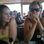 The boat ride along the Thames, 2009