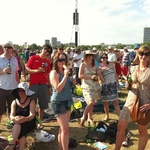 Paul McCartney Sunday concert, Jess, Anna & Gini, 2010