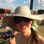 Glad to be wearing a hat! so hot, 2010