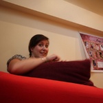 Jo wright playing pick the baby photo, 2010