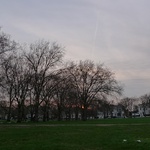 Highbury fields in winter, 2010