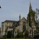 Clock & Church on the corner of park, 2010