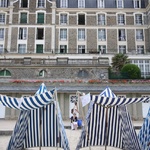 The only hotel in the back drop