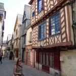 Cycling the streets of Vitré 