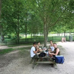 Picnic in Cheverny's park