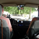 On our way to drop off A+P at the Blois train station