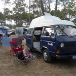 Our spot at Biscarrosse, 100m from the beach
