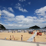 San Sebastian sand and beach
