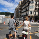 A great biking path all around the city