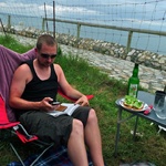 Tom enjoys Cider and cider cheese