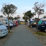 Our little camping spot near Porto