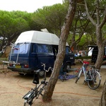 Our camping spot near Sintra (18k away on the coast)