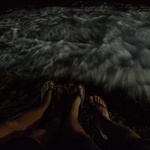 Quiet time by the water