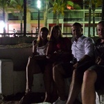 Friends hanging on the couch