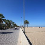 The beach front