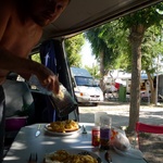 Tasty scrambled eggs to start the day!