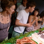 At the seafood restaurant - this was the market at the entrance. Amazing.