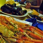 The largest of the three different types of prawn (or gamba) - these were the tastiest too