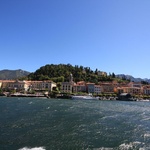 On the ferry leaving Bellagio