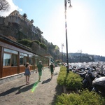 The walk to the free beach (2m by 1m)