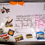 The new plan on our white board