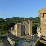 Top of the town and hill
