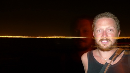 Tom saying goodbye to Italy