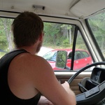 Tom and Smurf taking the sharp corners 