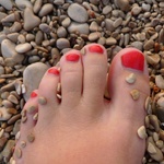 Pebble foot!