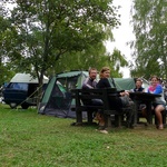 Our camp with Cath & Si