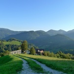 The road to Bohinj Lake