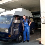 Marin and fixed Smurfy, ready to roll