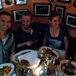 Dinner out with Flatties & two Toms