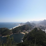 The view from the top of Sugarloaf Mountain