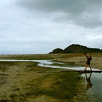 Trekking across the island