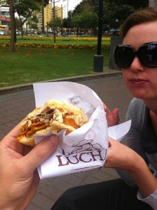 Tastiest sammy ever in Lima.