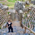 Exploring Sacsayhuaman (Sexy Woman)