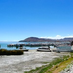 Numerous boats - some on dry land?
