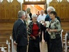 The guests start arriving at the chapel