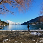 Queenstown in the snow.