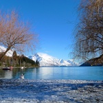 Queenstown in the snow.