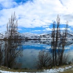 A beautiful view over Lake Hayes